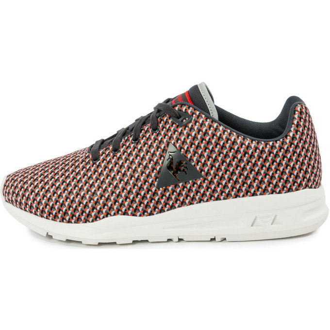 Le Coq Sportif Lcs R950 Géo Jacquard Gris/Orange - Chaussures Baskets Basses Homme